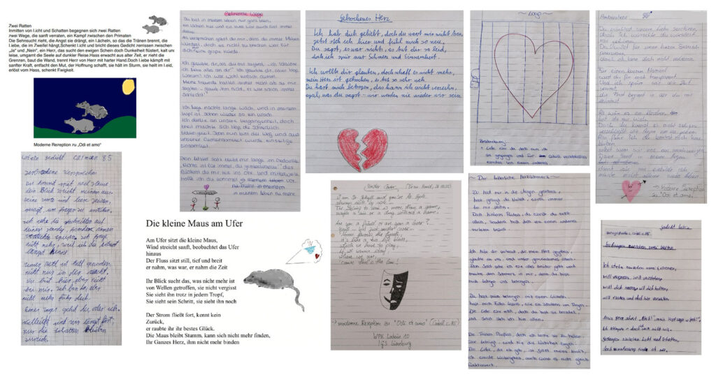 Gedichtcollage Catull c.85 – Moderne Rezeptionen – WPK Latein 10_Ha_SJ 24/25​